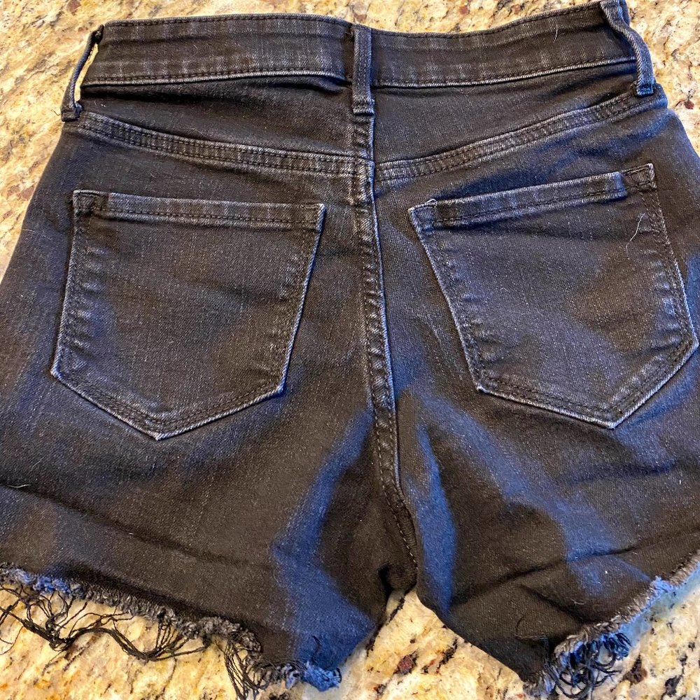 High rise Jean Shorts